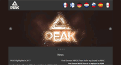 Desktop Screenshot of peaksporteurope.de